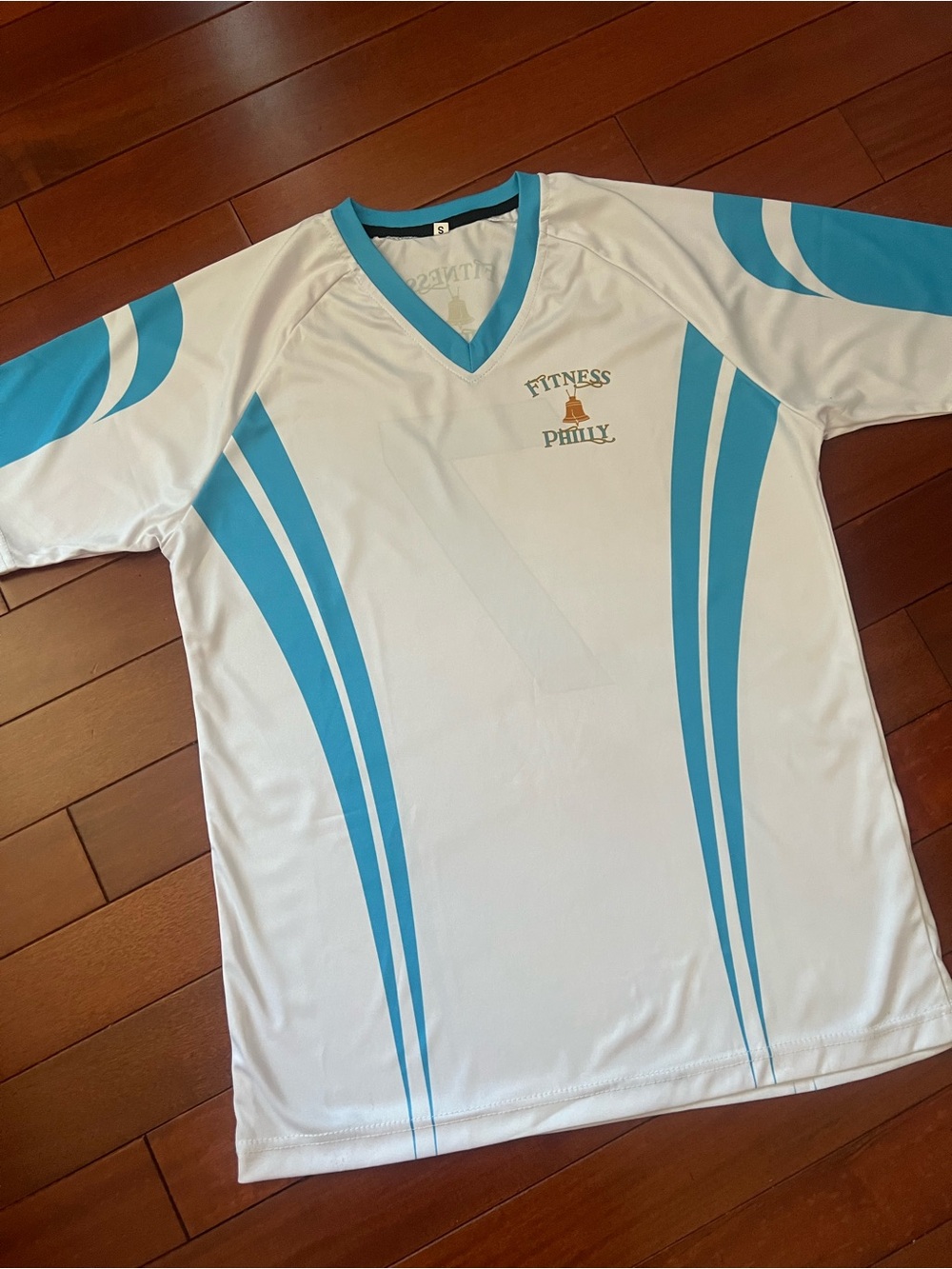 3 Boys  youth White & Teal Performance V-Neck Shirt set of 3